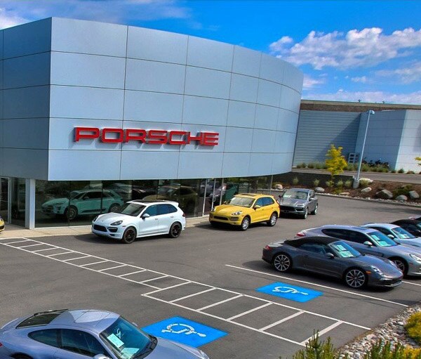 Porsche dealership photo